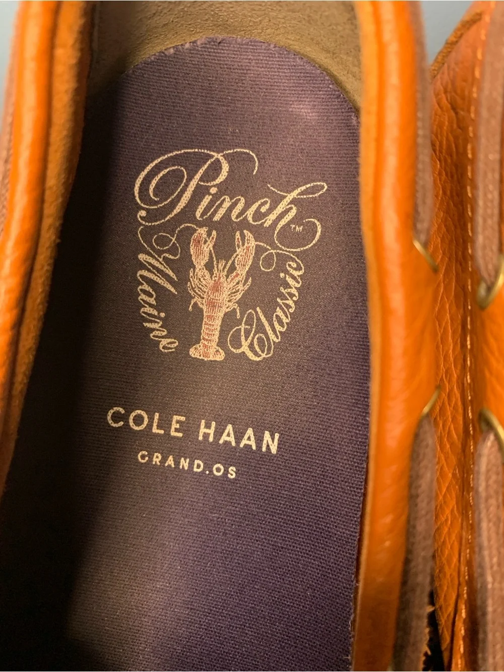Cole Haan Carmel colored Leather Boat Shoes